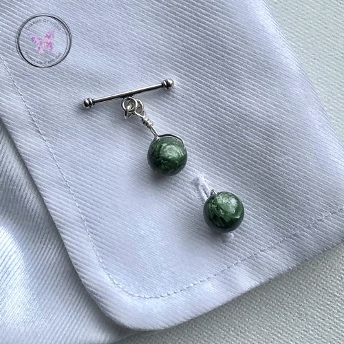 Seraphinite Chain Cufflinks